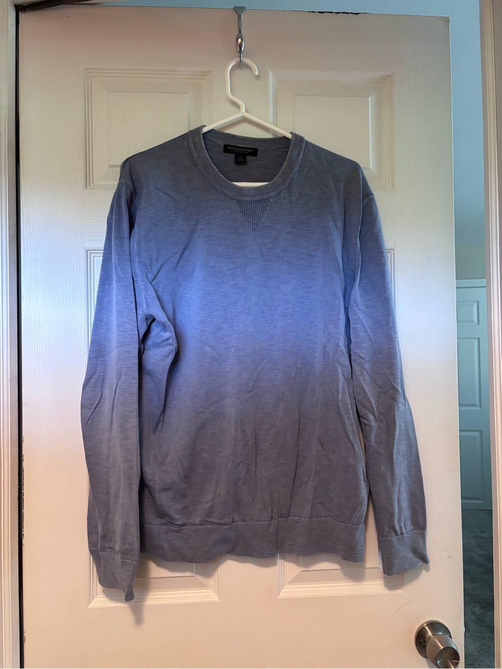 Men's Crewneck Sweater - Light Blue